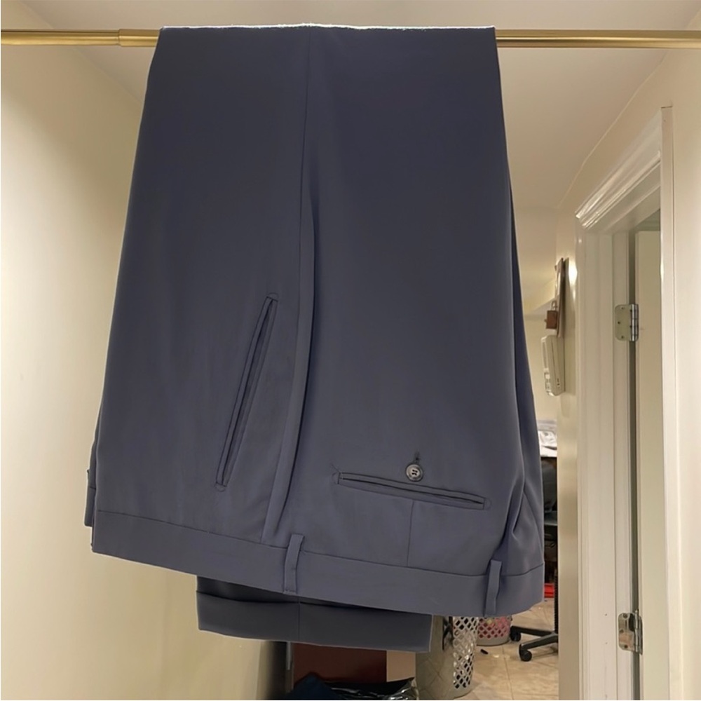 Classic Men's Blue Dress Pants